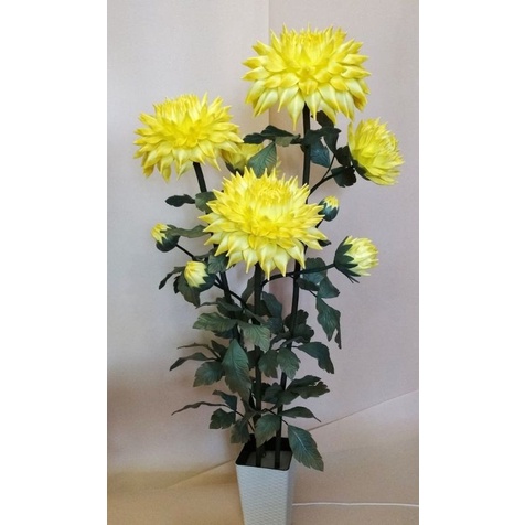 standing lampu dekorasi, bunga hias, bunga standing