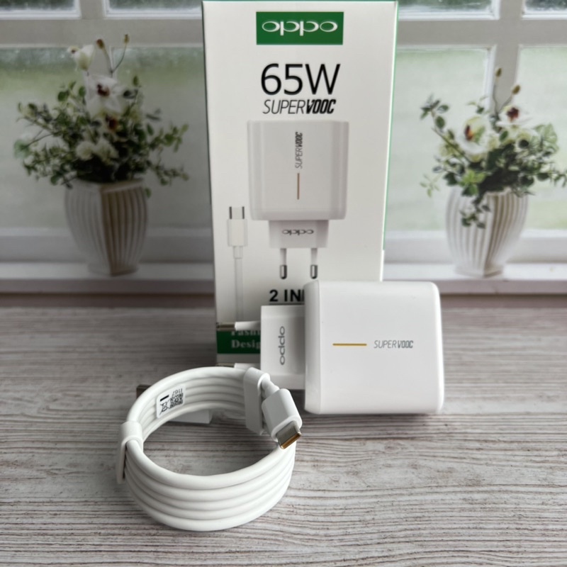 Charger Oppo 65Watt Super Vooc Usb Tipe C Original Fast Charging