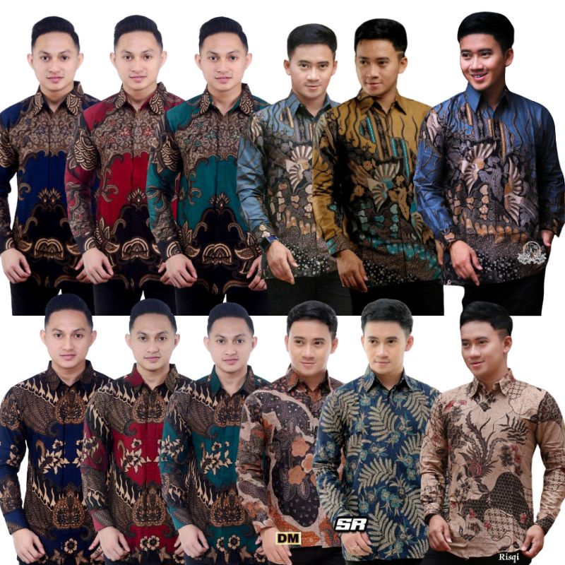 KEMEJA BATIK PRIA LENGAN PANJANG SIZE M L XL XXL BSWART BatiK HRB026 Kenongo Hem Panjang Pdi