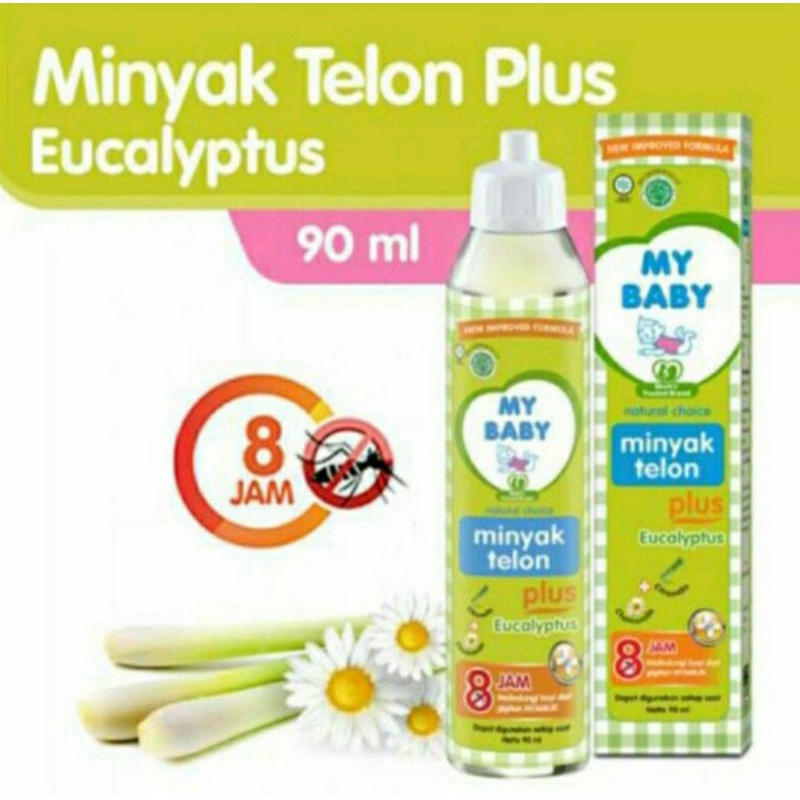 My baby Minyak Telon Plus Eucalyptus Lavender Longer Protection Minyak Pijay Bayi Anti Nyamuk