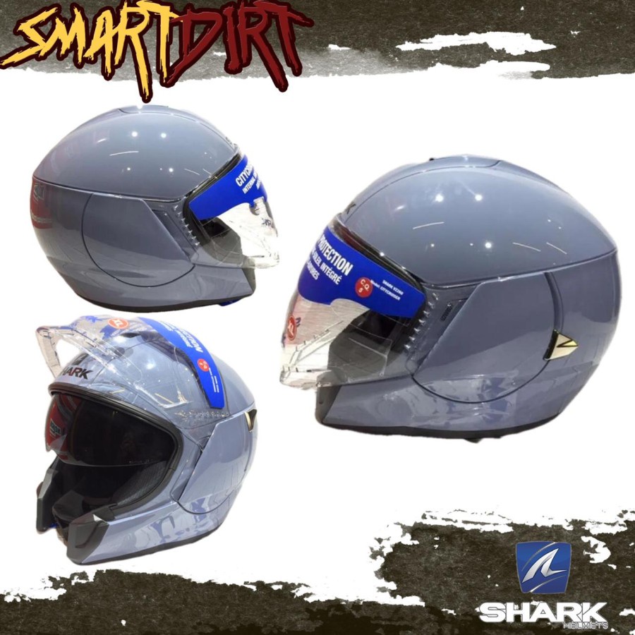 HELM MOTOR SHARK CITY CRUISER GREY HELM HALF FACE SHARK CITYCRUISER