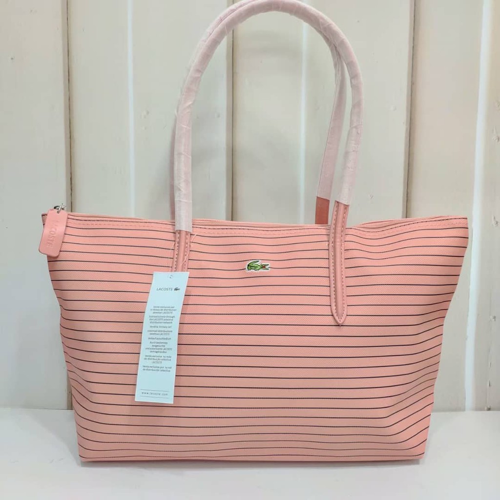 Tas Handbag Tas Tangan Lacoste Pink