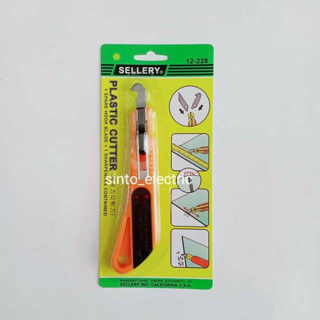 

Pisau cutter acrylic Sellery