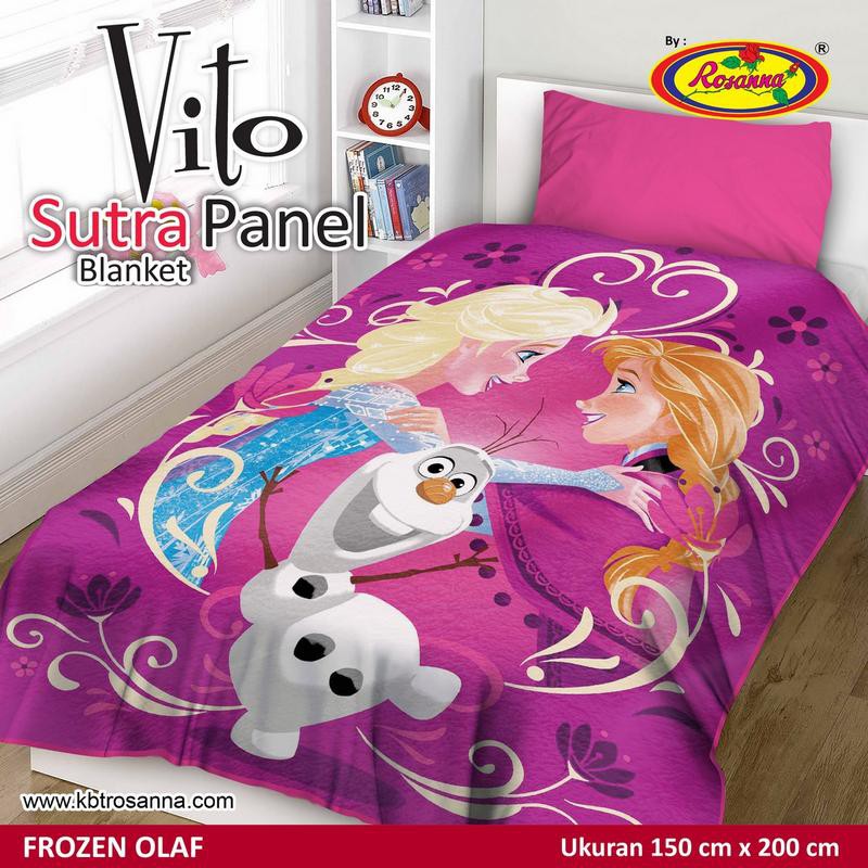 Selimut Vito Sutra Panel 160x200 Frozen Olaf