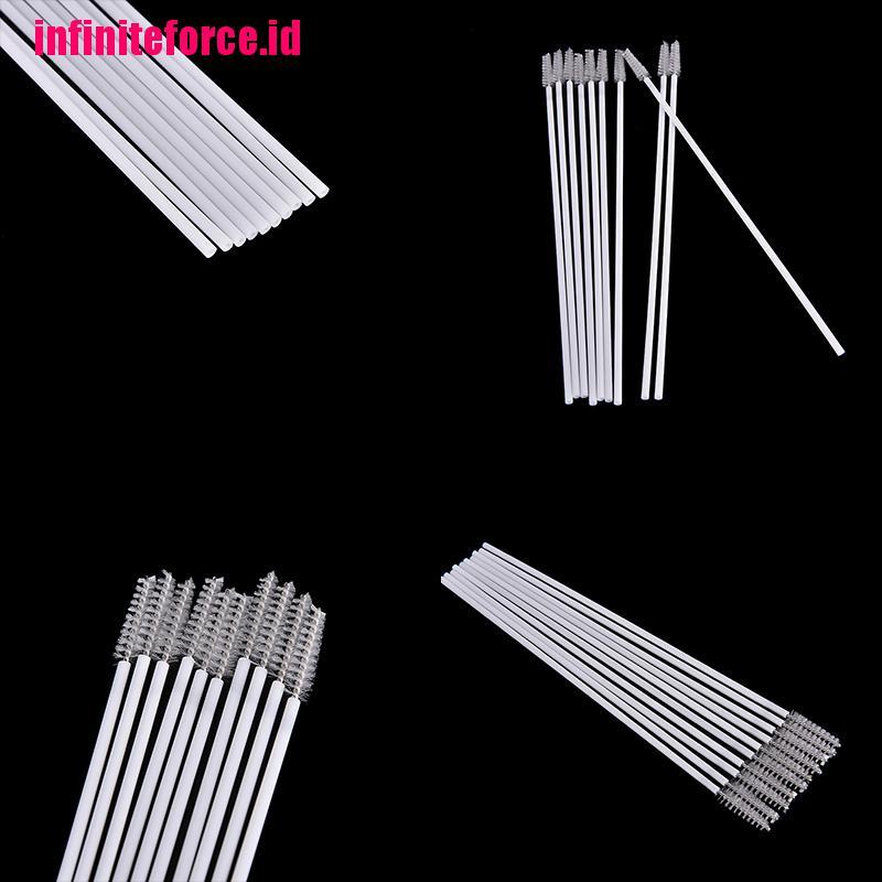 New 10pcs Stainless Steel Straw Reusable Washable Cleaner Cleaning Brush