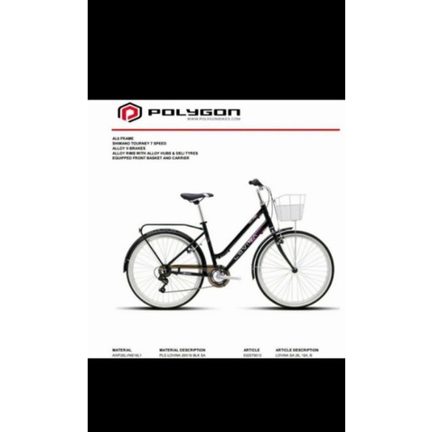 Sepeda CTB Mini Polygon Lovina 26 Inch