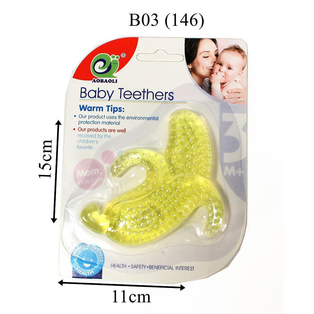 Teether AOBAOLI Mainan Gigitan Bayi Isi Air Water Filled BPA Free