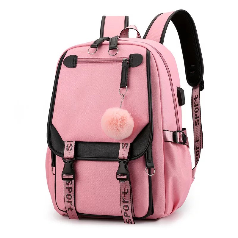 Tas Anak Sekolah Laki laki Simple SD SMP SMA Ransel Backpack Cowok Cewek Garsel-4