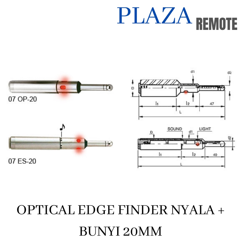 OPTICAL EDGE FINDER NYALA + BUNYI 20MM