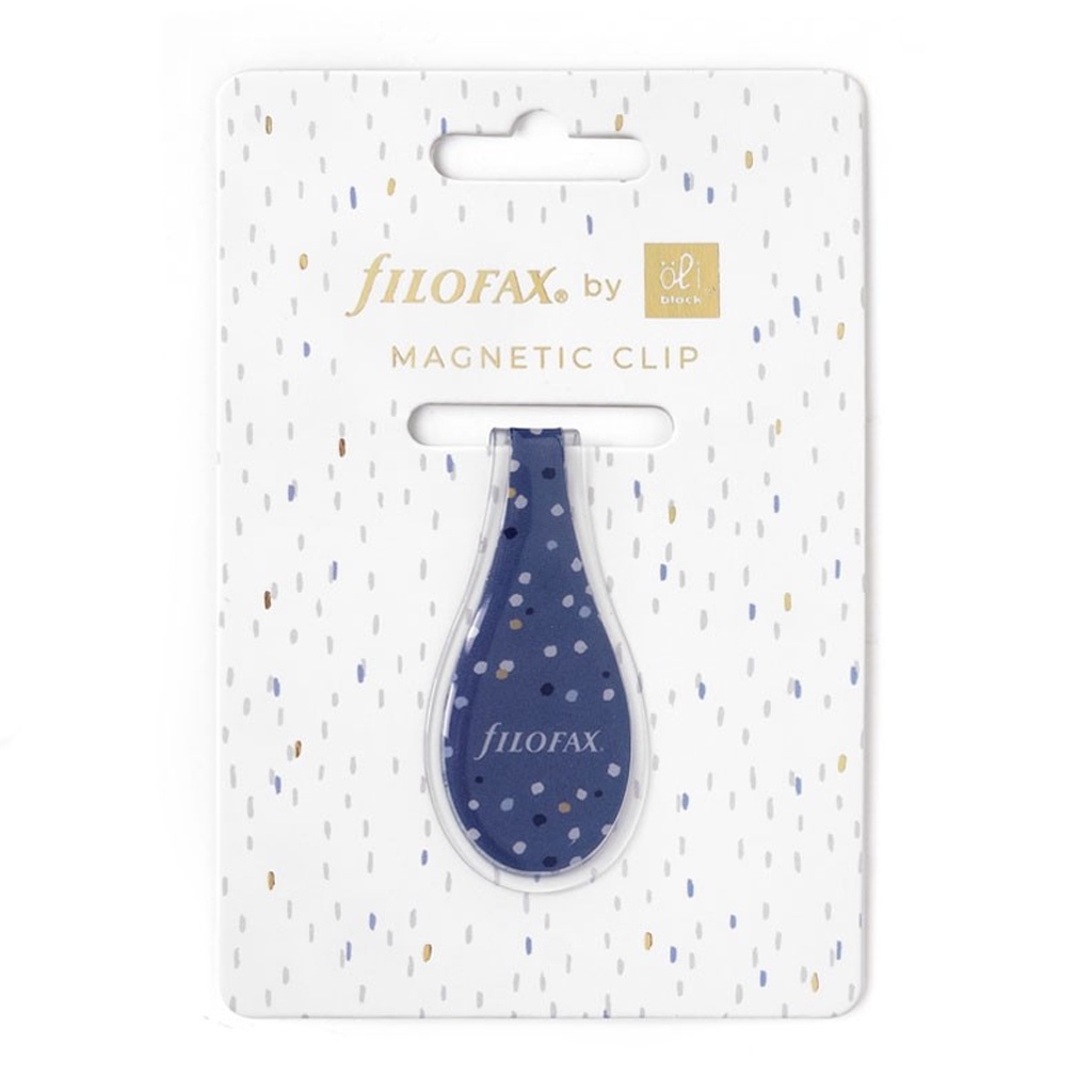 

Filofax by OLI BLOCK - Indigo Oli Clip Magnetic Clip