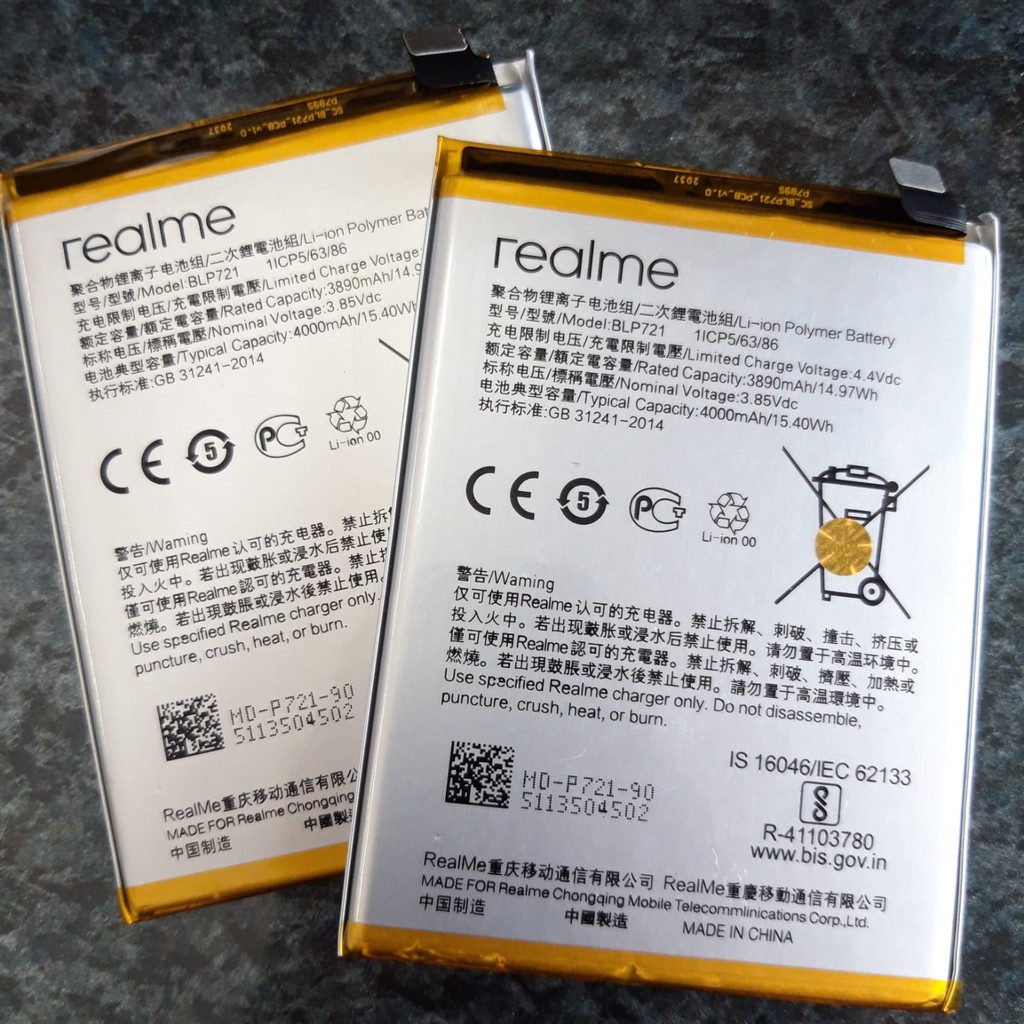 Battery Baterai Realme C2 BLP721 Kualitas Ori