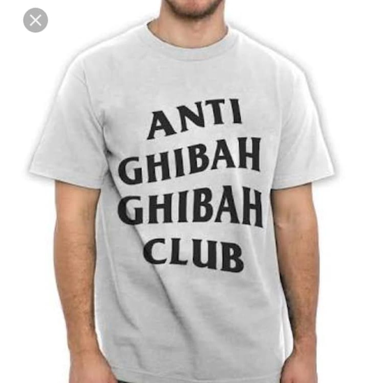 CJ294 Kaos Baju Obral Combed 30S Distro ANTi GHiBAH CLUB ASSC Social polos