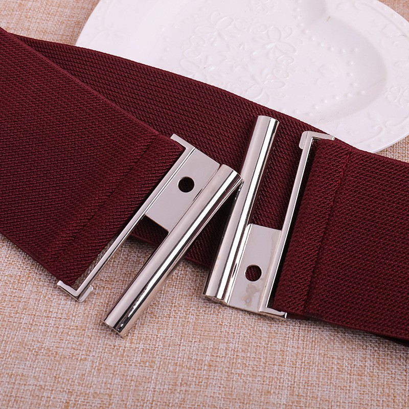 VENDI - Belt Wanita Lebar Karet Elastis Ikat Pinggang Wanita Simple Big Size &quot;Fence&quot;