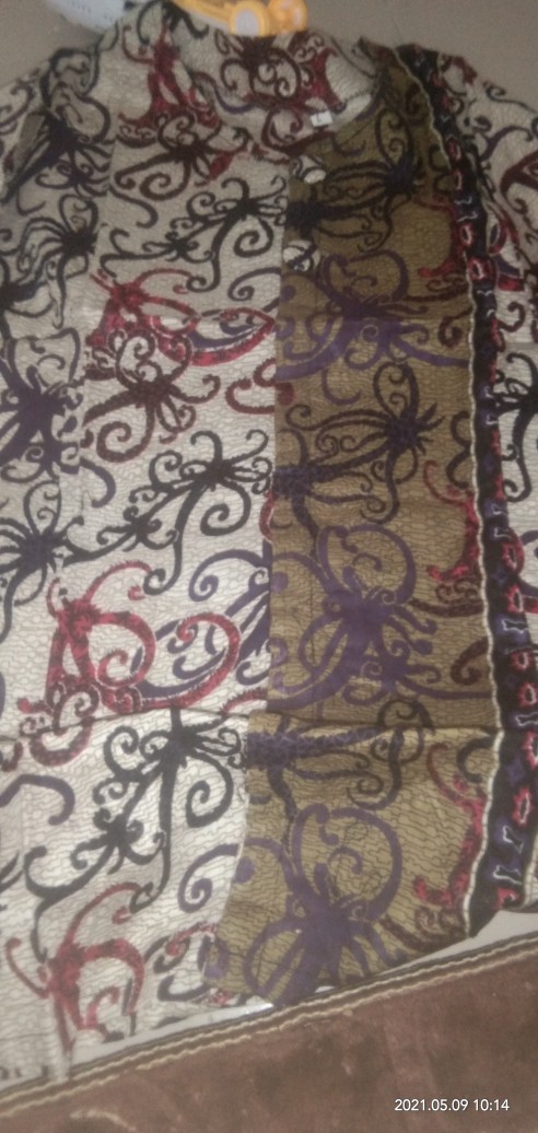 Batik Dolby Dolbi Dobby Doby Tenun Sutra Tulis Katun Atbm Baron Atasan Batik Wanita Sogan Srg308