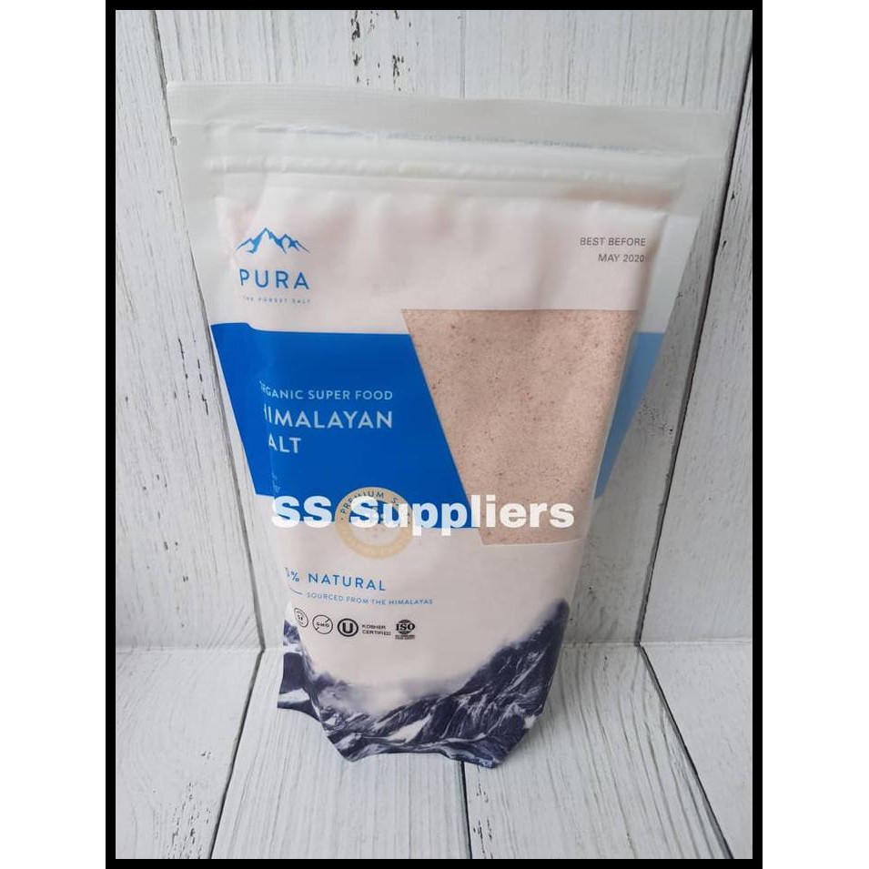 

HOT SALE Pura Organic Himalayan Salt 250gr (Pink Salt) Garam Himalaya terjamin