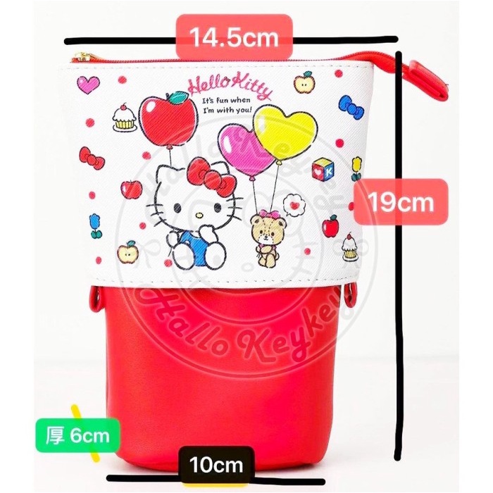 

Berkualitas Dompet Alat Make Up Kosmetik Tempat Pencil Tarik Hello Kitty Melody Diskon
