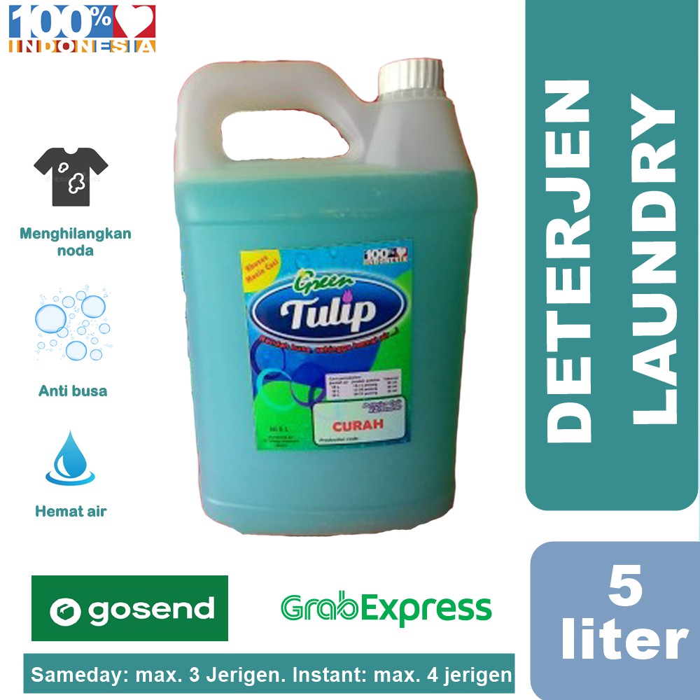  Deterjen  Laundry Green  Tulip  Shopee Indonesia