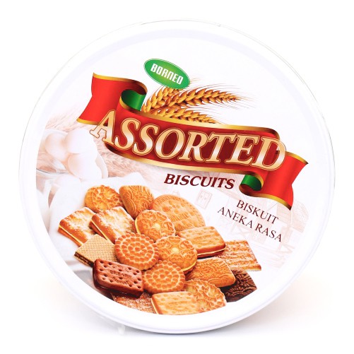

Borneo Assorted Kaleng Bulat 350g