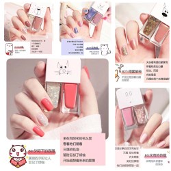 Kutek 2in1 Original Nail Motif Bervariasi Gel Nail polish / Cat Kuku Korea Viral Murah Berkualitas