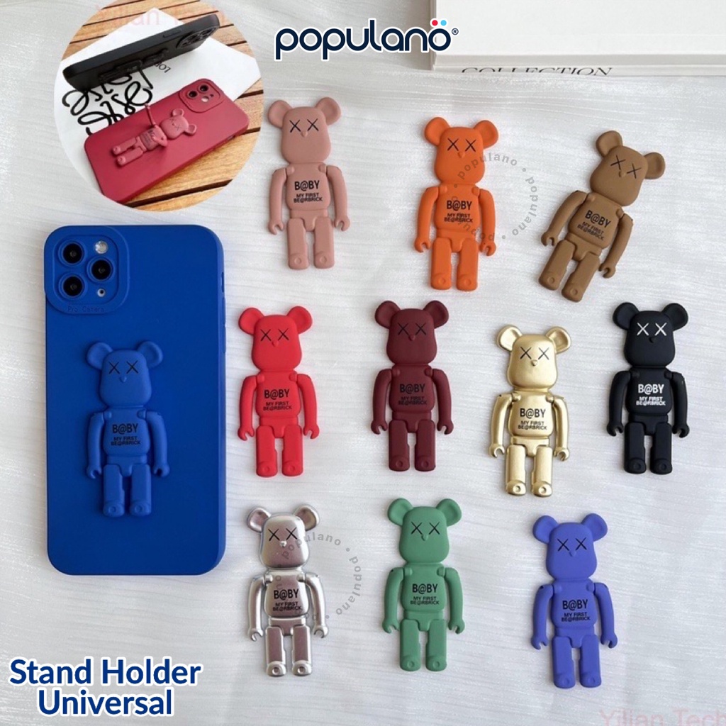 Bear Phone Holder Finger Ring Holder Beruang Docking Hp Phone Stand Penyangga Hp Lucu Unik Stand Holder Bentuk Beruang