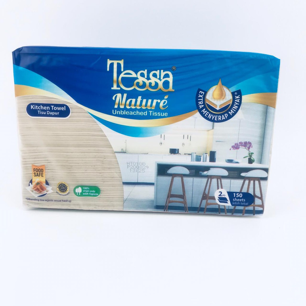 Tessa / Tessa nature / Tisu / Tisu dapur / 150 sheets 2 ply