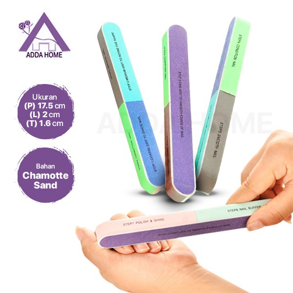 Adda Home - Kikir Kuku Amplas Manicure Pedicure Nail Buffer