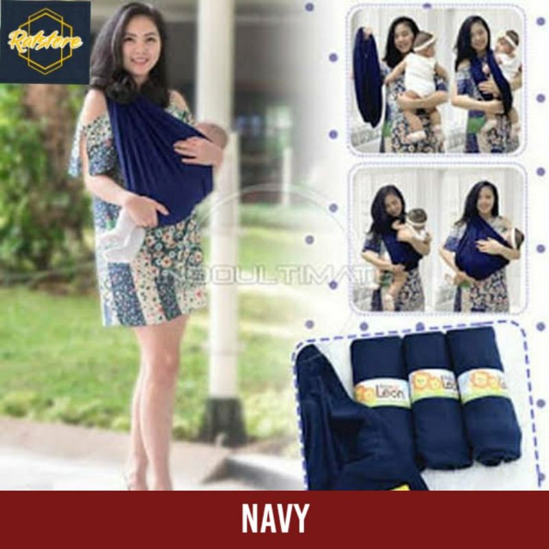 GENDONGAN BAYI/ GENDONGAN KAOS/GENDONGAN DEPAN PERLENGKAPAN BAYI BABY LEON ORIGINAL