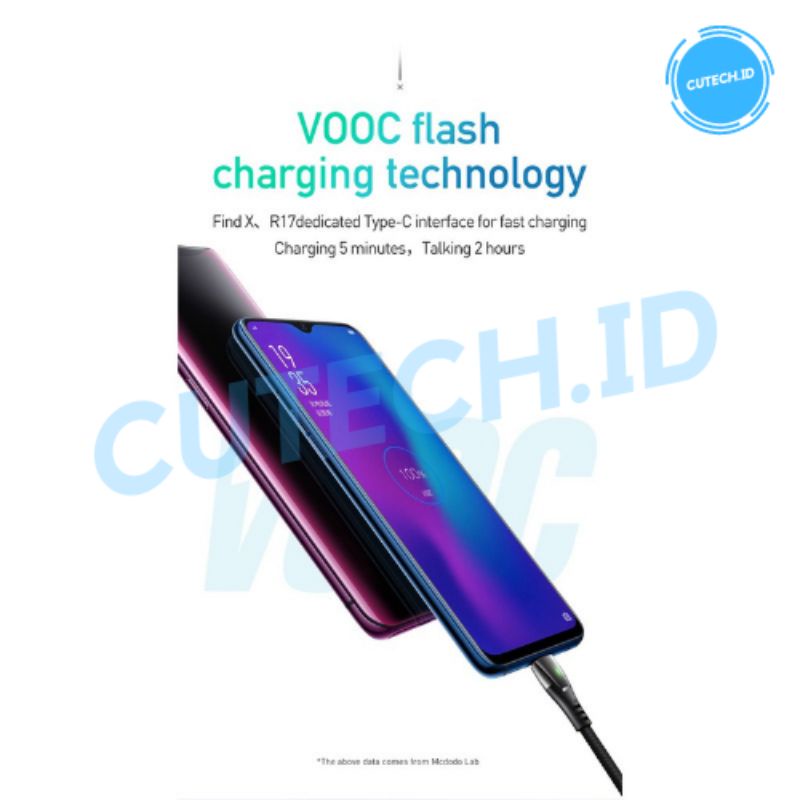 MCDODO KABEL DATA TYPE C AUTO DISCONNECT 1,5M 5A SUPER CHARGER VOOC