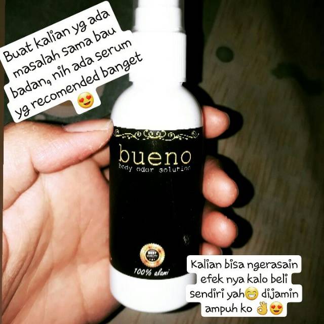 Bueno Serum penghilang Bau / Deodorant penghilang bau badan non parfum