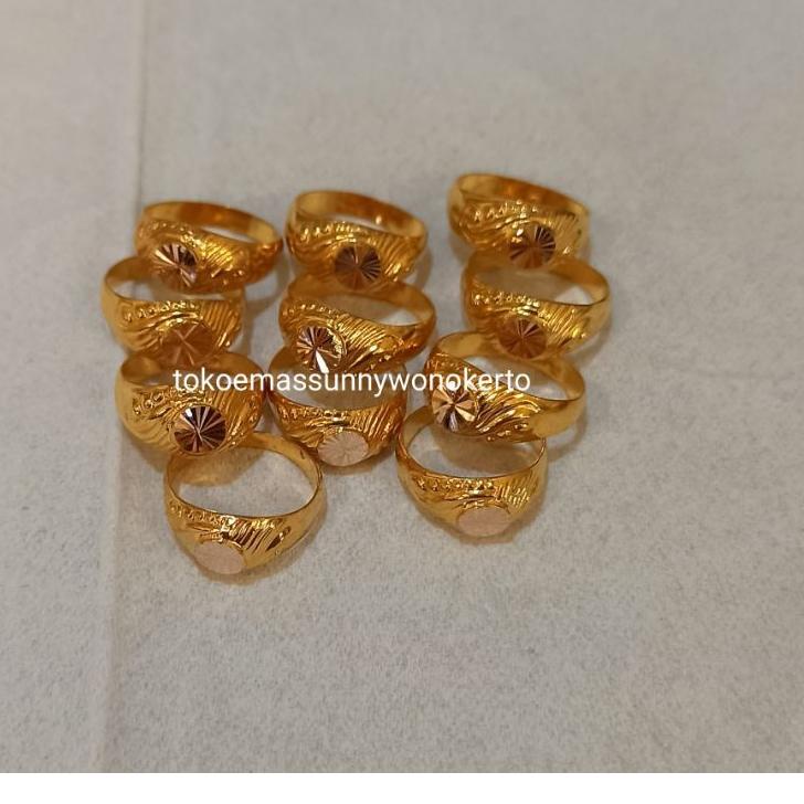 Serbuuuu.. Cincin bayi baru lahir newborn baby emas asli 300%