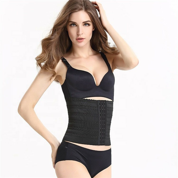 Korset Pelangsing Perut Pembakar Lemak Triple Kait Ready Warna Hitam CHS-0663