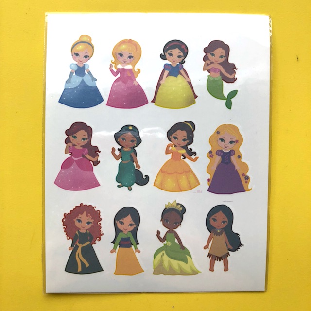 

POTATOO B set princess Temporary Tatto Sticker