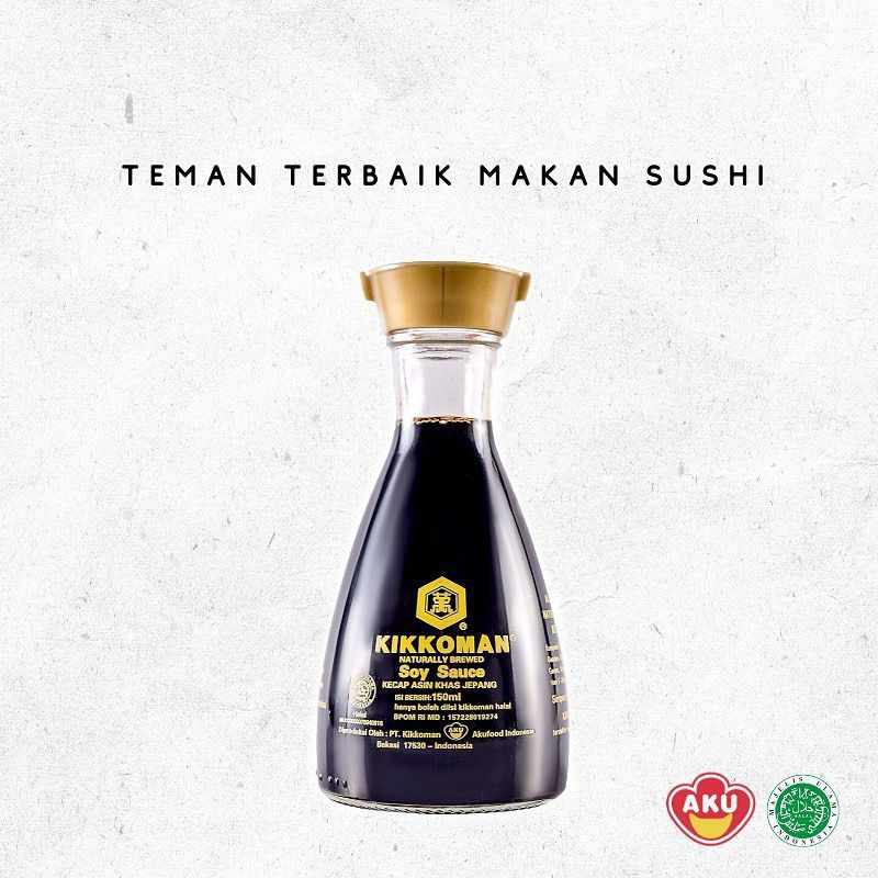 Kikkoman All Purpose Soy Sauce 150 ml | Kecap Asin Jepang Botol  dispenser,  Kikoman Shoyu