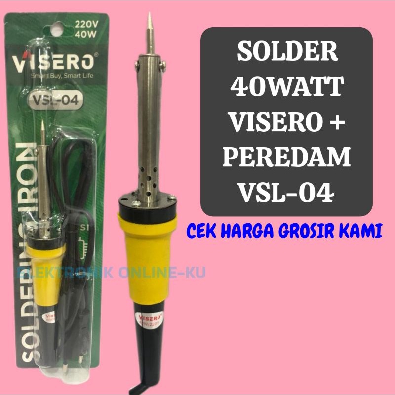 SOLDER 40WATT VISERO + PEREDAM VSL-04