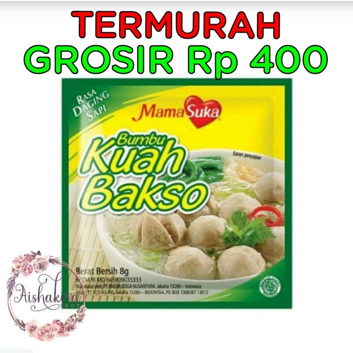 

Instant-Camilan- Bumbu Kuah Bakso Mamasuka 8Gr -Camilan-Instant.