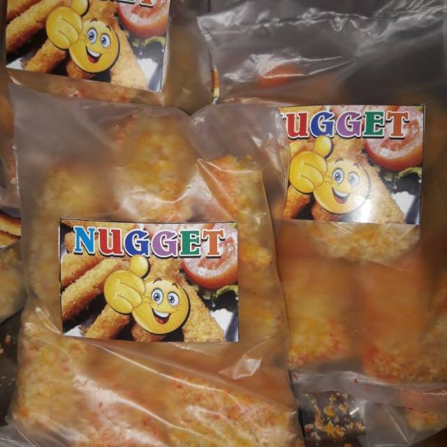 

Nugget ayam rasa ori dan pedes balado homemade asli tanpa bahan pengawet
