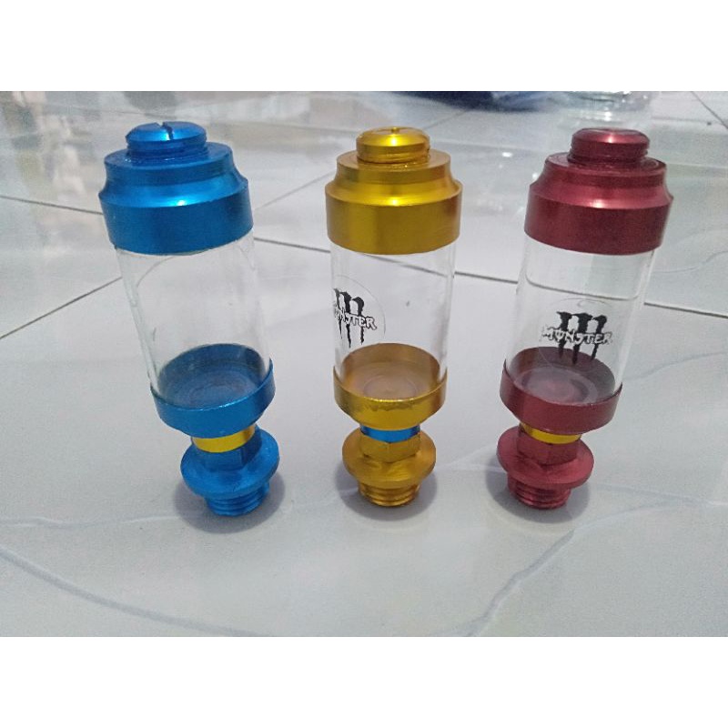 Tutup oli mesin tutup oli variasi tabung kaca transparan universal Honda yamaha