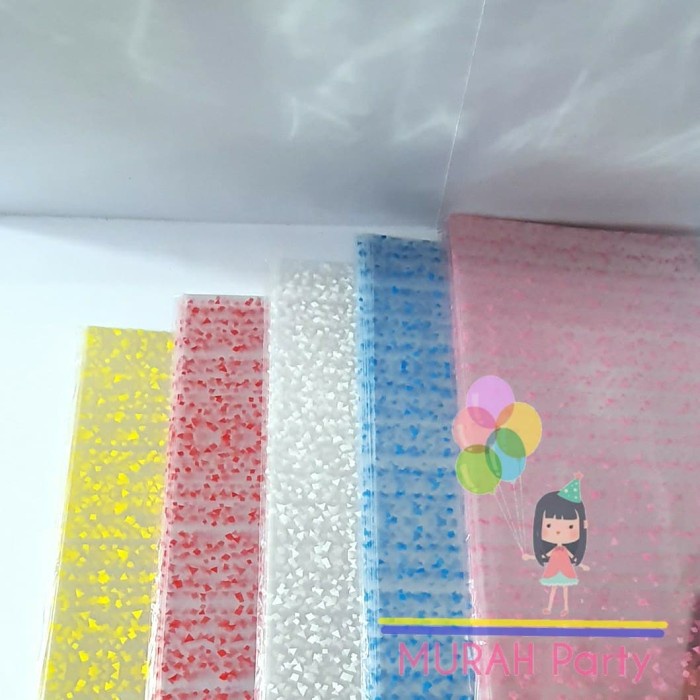 

NEW Plastik OPP Motif 15x40 Souvenir Goodie Bag Ulang Tahun - Pink