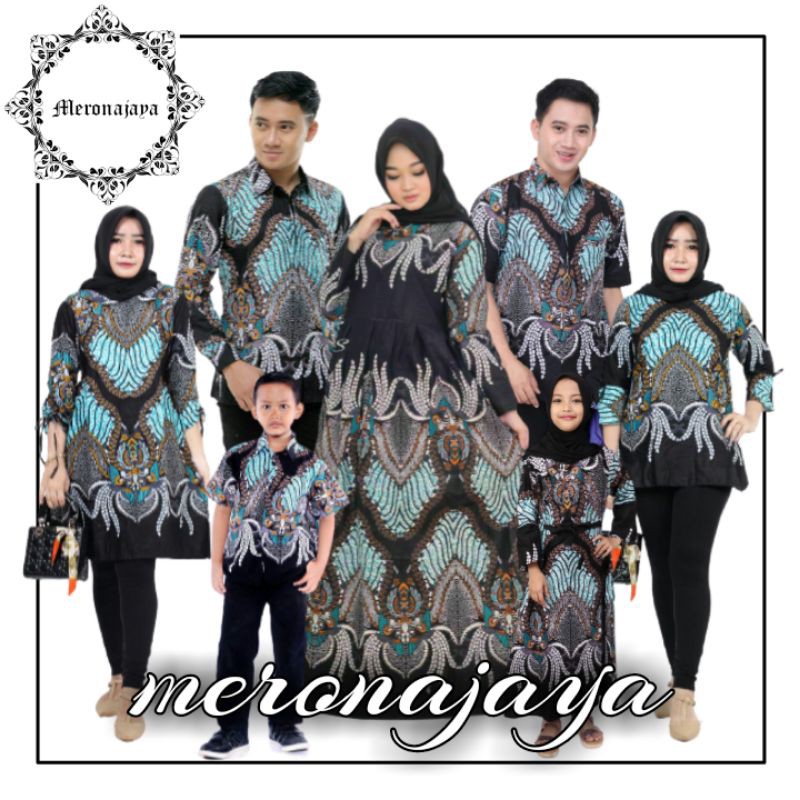 MADU IJO | Batik couple keluarga modern batik keluarga gamis jumbo termurah di shopee Baju batik keluarga