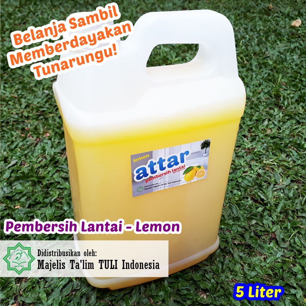 Sabun Pembersih  Lantai  ATTAR 5 Liter Cairan  Pel Floor 