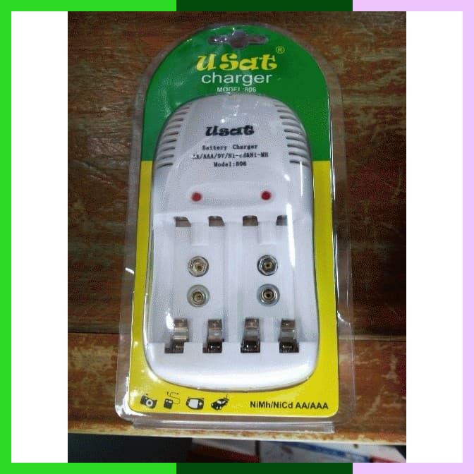 Charger Bat Baterai Aa Aaa Dan Kotak 9 Volt