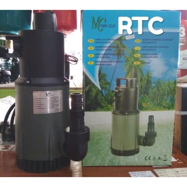 Pompa celup sirkulasi kolam ikan 24 jam mc pump submersible pump