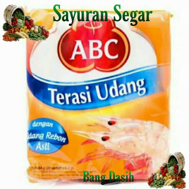 

Terasi udang ABC 1Pak isi 20sachet