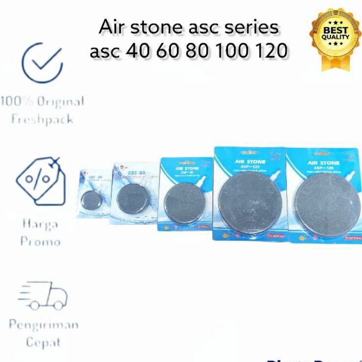 AIR STONE ROSSTON ASP DIAMETER 4-12 CM / BATU AERATOR BENTUK DISC / PIPIH