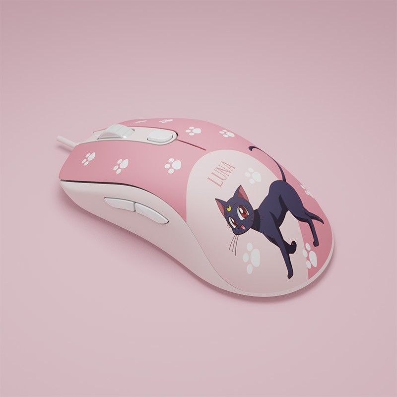 Akko AG325 Sailor Moon Luna Edition Gaming Mouse Original