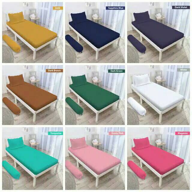 (100X200) SPREI POLOS ROSANA VITO SPREI SINGLE POLOS SPREI WARNA POLOS