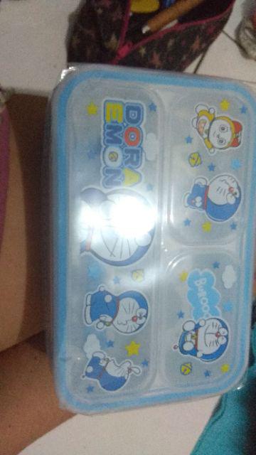 Lunch Box Sekat 2 Stainless Anti Tumpah Karakter 9003
