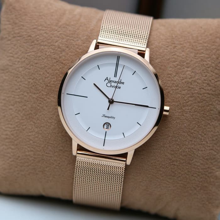 JAM TANGAN PRIA ALEXANDRE CHRISTIE AC 8627 AC8627 ROSEGOLD ORIGINAL