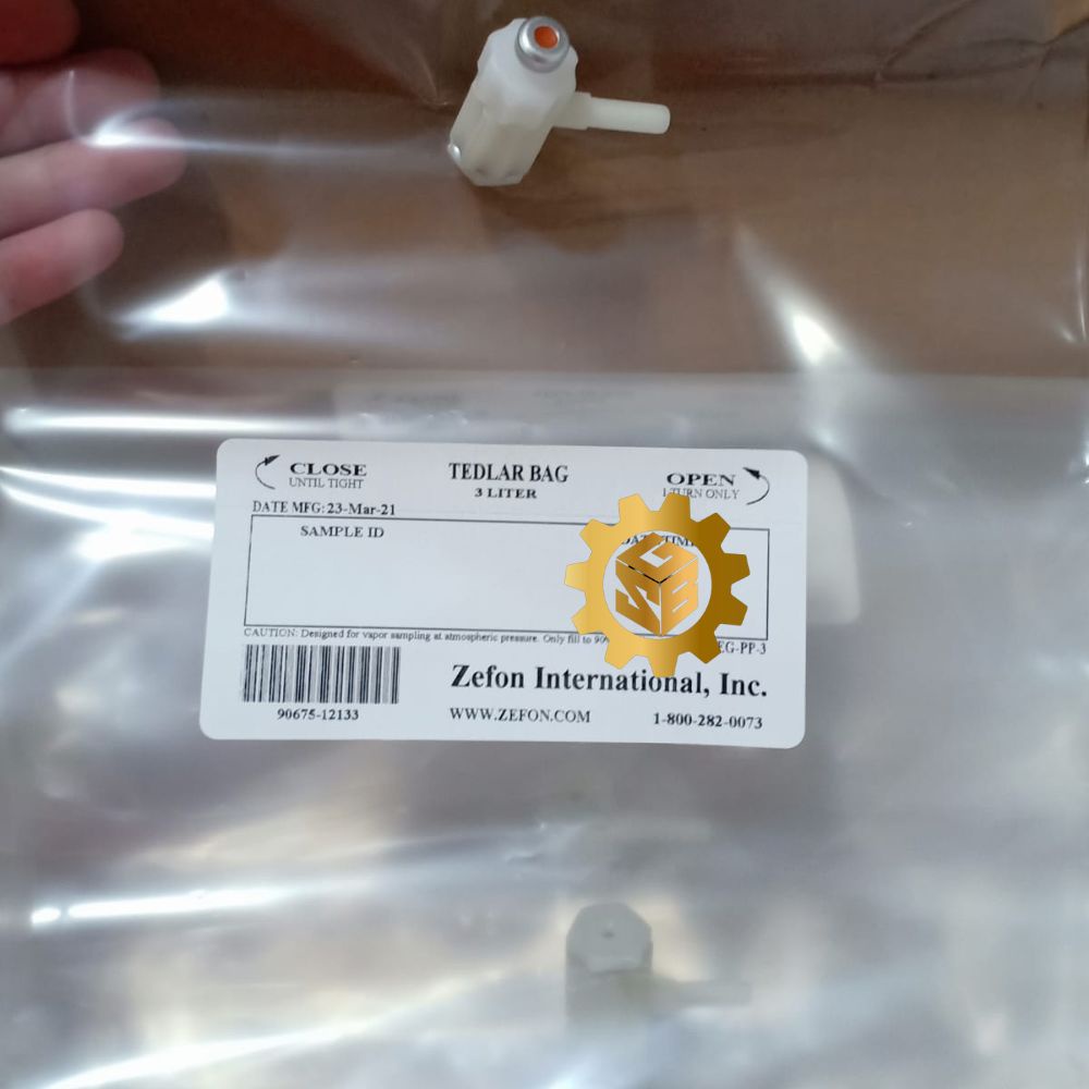 Tedlar Gas Sampling Bags 1 Liter/ Gas Sampling Bags 1 Liter / Gas Bag 1L