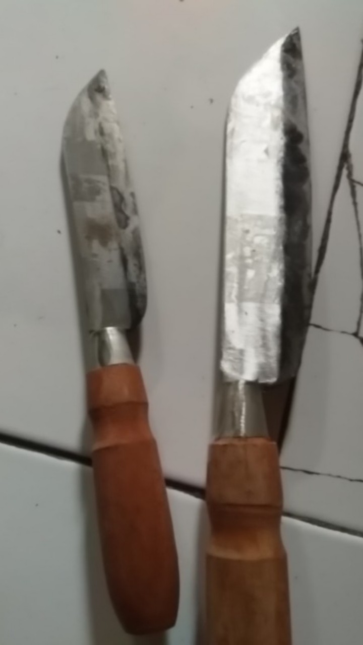 Pisau Dapur Baja Asli Cap Simok / Pisau Murah Baja Asli